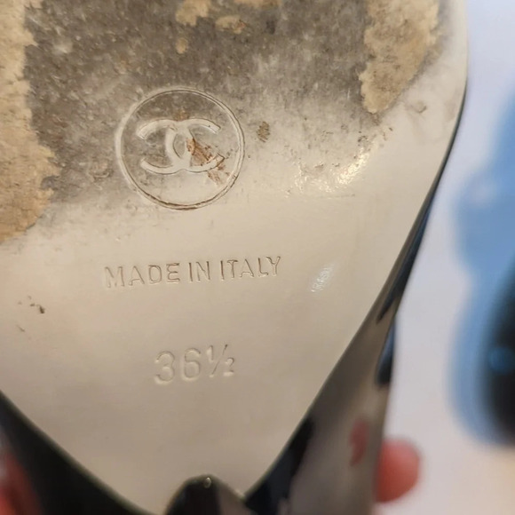 CHANEL quilted Mary Jane leather heels vintage 2007 collection - Picture 4 of 10